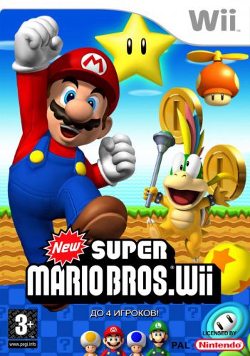 New Super Mario Bros  2009 Wii PAL RUS 